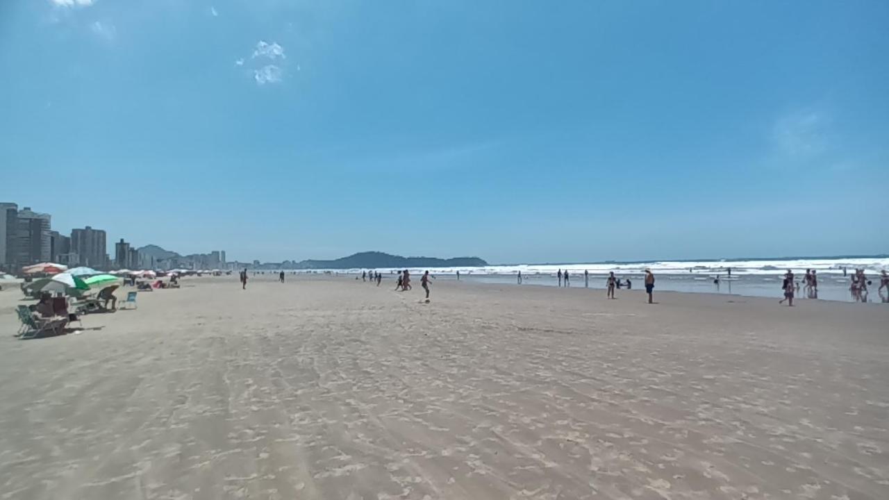 Apto Com Sacada Gourmet Vista Mar Praia Grande  Esterno foto